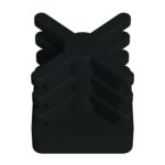 20x20 Mm İç Kelebek Profil Tapası Siyah-4.jpg