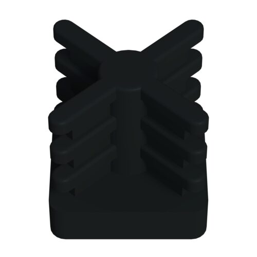 20x20 Mm İç Kelebek Profil Tapası Siyah-4.jpg