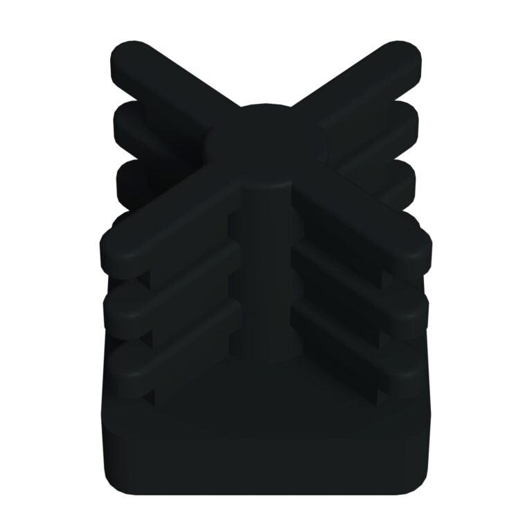 20x20 Mm İç Kelebek Profil Tapası Siyah-4.jpg
