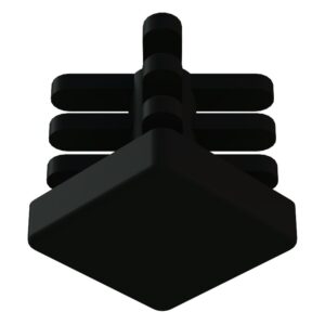 25x25 Mm İç Kelebek Profil Tapası Siyah-3.jpg