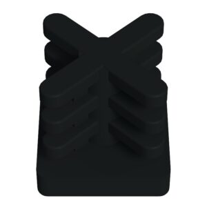 25x25 Mm İç Kelebek Profil Tapası Siyah-4.jpg