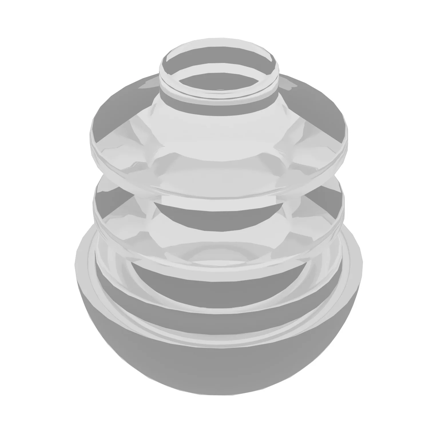 21 Mm Kademeli İş Profil Pabucu Küre (pvc) Şeffaf-1.jpg