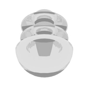 21 Mm Kademeli İş Profil Pabucu Küre (pvc) Şeffaf-3.jpg