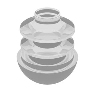 21 Mm Kademeli İş Profil Pabucu Küre (pvc) Şeffaf-4.jpg