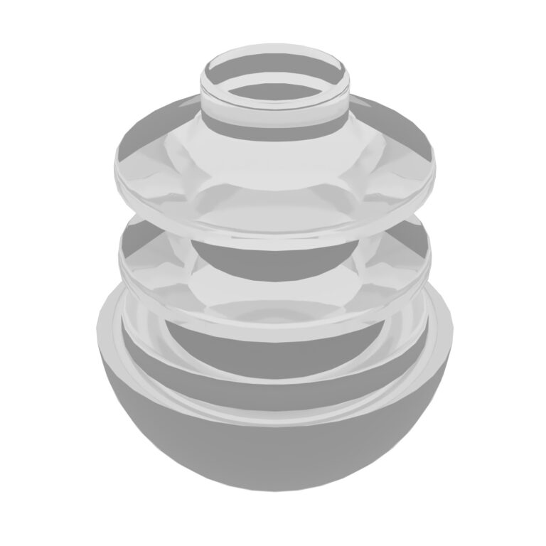 21 Mm Kademeli İş Profil Pabucu Küre (pvc) Şeffaf-4.jpg