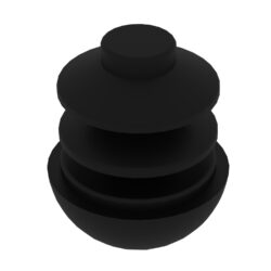 21 Mm Kademeli İç Profil Pabucu Küre Siyah-1.jpg