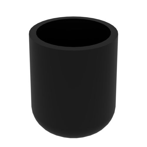16 Mm Dış Profil Pabucu Siyah-4.jpg