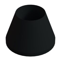 28 Mm Dış Konik Pabuç Siyah-1.jpg