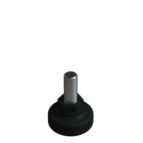 30x30 Mm Kademeli Plastik Rotil Ayak - Profil Ayağı Tezgah Ayarlı Ayak Siyah-4.jpg