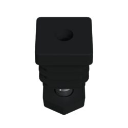 30x30 Mm Kademeli Plastik 6 Köşe Rotil Ayak M10 - Profil Ayağı Tezgah Ayarlı Ayak Siyah-4.jpg