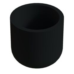 Sessiz Tip Sandalye Pabucu Masa Sandalye Zemin Koruyucu 16 Mm Siyah-1.jpg