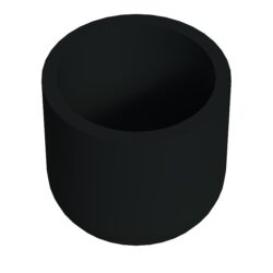 Sessiz Tip Sandalye Pabucu Masa Sandalye Zemin Koruyucu 16 Mm Siyah-4.jpg