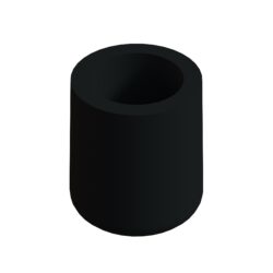 Sessiz Tip Sandalye Pabucu Masa Sandalye Zemin Koruyucu 21 Mm Siyah-1.jpg