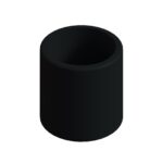 Sessiz Tip Sandalye Pabucu Masa Sandalye Zemin Koruyucu 25 Mm Siyah-1.jpg