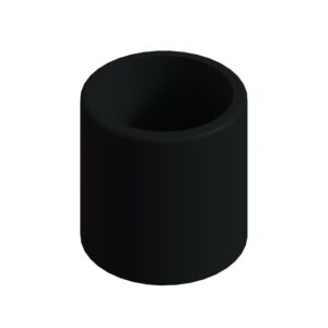 Sessiz Tip Sandalye Pabucu Masa Sandalye Zemin Koruyucu 25 Mm Siyah-1.jpg