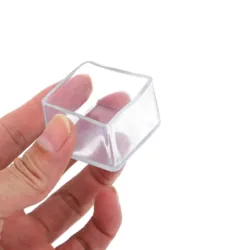 Sessiz Tip Sandalye Pabucu Masa Sandalye Zemin Koruyucu 25x25 Mm Şeffaf-1.jpg