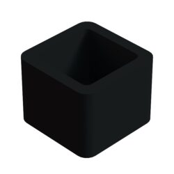 Sessiz Tip Sandalye Pabucu Masa Sandalye Zemin Koruyucu 25x25 Mm Siyah-1.jpg