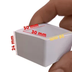 Sessiz Tip Sandalye Pabucu Masa Sandalye Zemin Koruyucu 30x30 Mm Beyaz-1.jpg