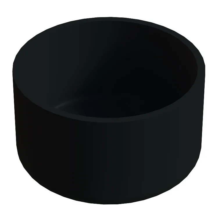 Sessiz Tip Sandalye Pabucu Masa Sandalye Zemin Koruyucu 60 Mm Siyah-1.jpg