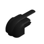 25x55 Mm Elips Pimli Izgara Pabuç Siyah-1.jpg