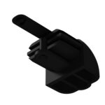 25x55 Mm Elips Pimli Izgara Pabuç Siyah-3.jpg