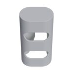 Dolse Masa Ayağı Pabucu Sol Beyaz-4.jpg