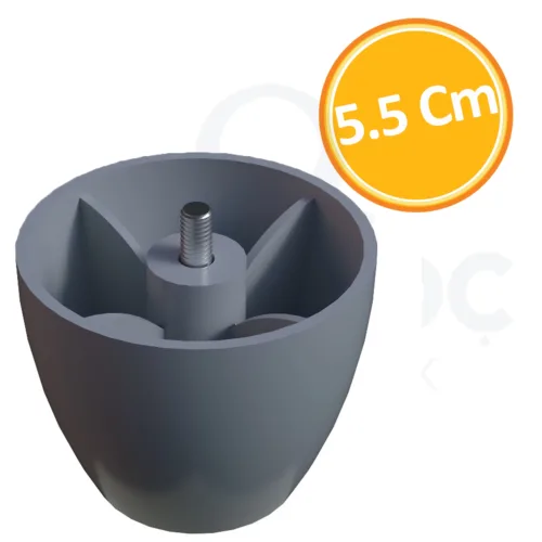 5.5 Cm M8 Vazo Ayak Gri-1.jpg