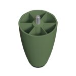 10 Cm 3/8 Kalın Diş (krem) Plastik Mobilya Yükseltici Koltuk Kanepe Armut Ayağı Ayakları-4.jpg