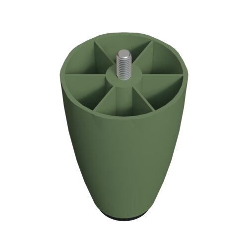 10 Cm 3/8 Kalın Diş (krem) Plastik Mobilya Yükseltici Koltuk Kanepe Armut Ayağı Ayakları-4.jpg