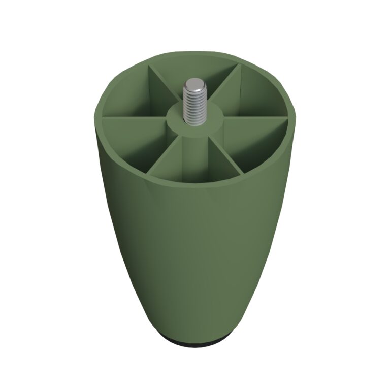 10 Cm 3/8 Kalın Diş (krem) Plastik Mobilya Yükseltici Koltuk Kanepe Armut Ayağı Ayakları-4.jpg