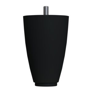 10 Cm 3/8 Kalın Diş (siyah) Plastik Mobilya Yükseltici Koltuk Kanepe Armut Ayağı Ayakları-2.jpg