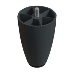 10 Cm 5/16 İnç (gri) Plastik Mobilya Yükseltici Koltuk Kanepe Armut Ayağı Ayakları-1.jpg