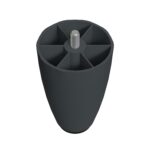 10 Cm 5/16 İnç (gri) Plastik Mobilya Yükseltici Koltuk Kanepe Armut Ayağı Ayakları-4.jpg