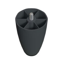 10 Cm 5/16 İnç (gri) Plastik Mobilya Yükseltici Koltuk Kanepe Armut Ayağı Ayakları-4.jpg