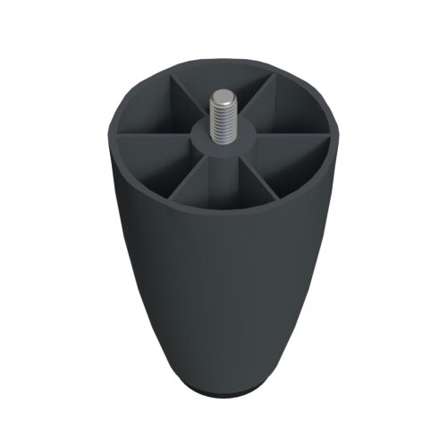 10 Cm 5/16 İnç (gri) Plastik Mobilya Yükseltici Koltuk Kanepe Armut Ayağı Ayakları-4.jpg