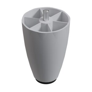 10 Cm M8 İnce Diş (beyaz) Plastik Mobilya Yükseltici Koltuk Kanepe Armut Ayağı Ayakları-1.jpg