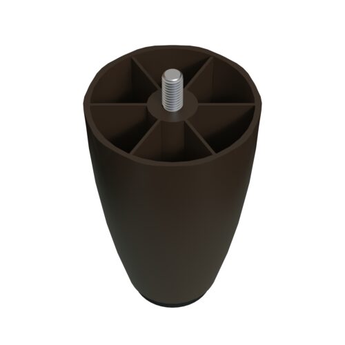 10 Cm M8 İnce Diş (ceviz) Plastik Mobilya Yükseltici Koltuk Kanepe Armut Ayağı Ayakları-4.jpg