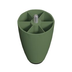 10 Cm M8 İnce Diş (krem) Plastik Mobilya Yükseltici Koltuk Kanepe Armut Ayağı Ayakları-4.jpg