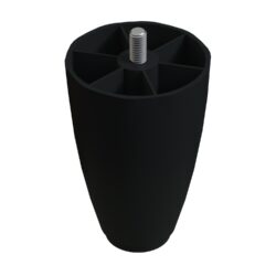 12 Cm 3/8 Kalın Diş (siyah) Plastik Mobilya Yükseltici Koltuk Kanepe Armut Ayağı Ayakları-1.jpg