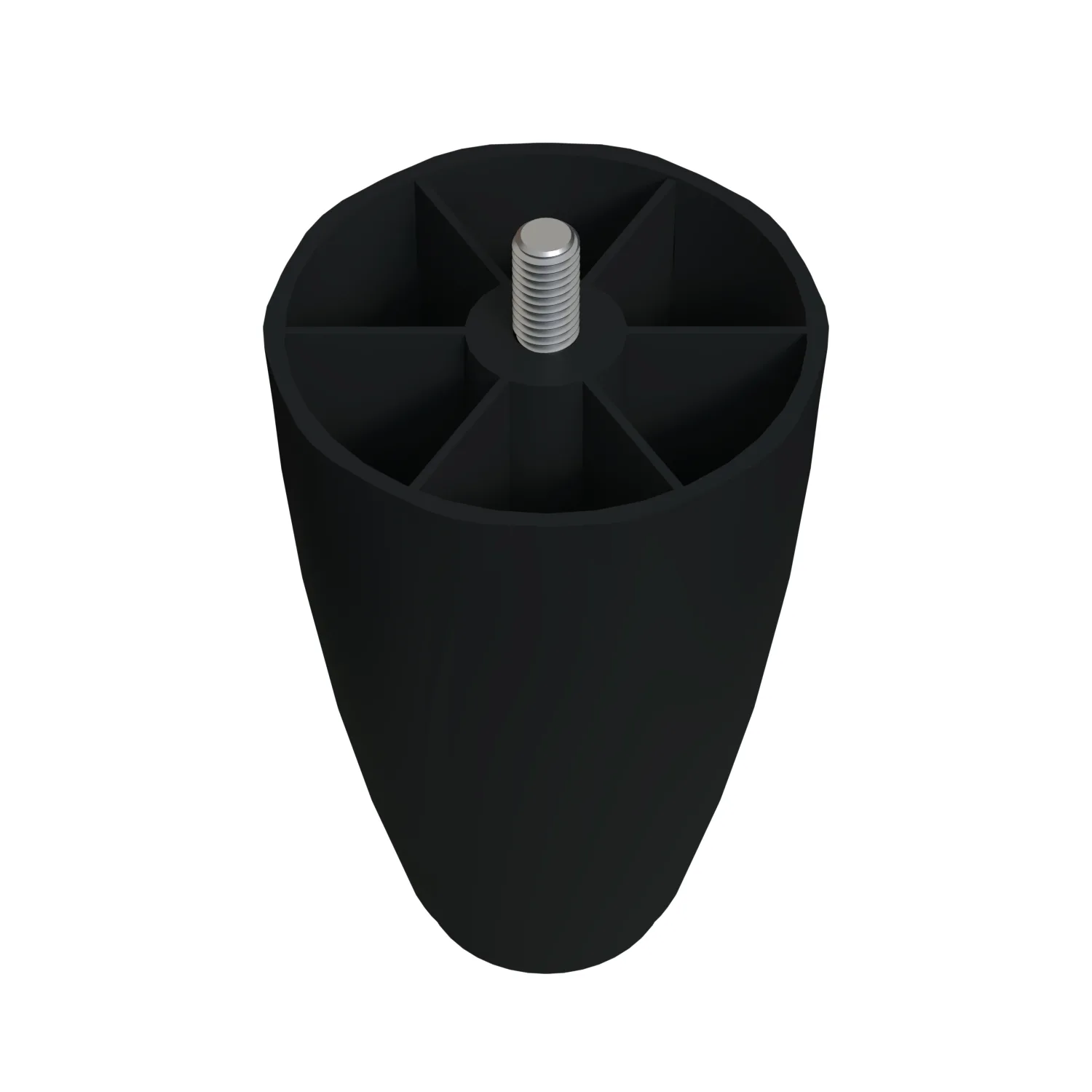 12 Cm 5/16 İnç (siyah) Plastik Mobilya Yükseltici Koltuk Kanepe Armut Ayağı Ayakları-1.jpg