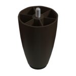 12 Cm M8 İnce Diş (ahşap Ceviz) Plastik Mobilya Yükseltici Koltuk Kanepe Armut Ayağı Ayakları-1.jpg