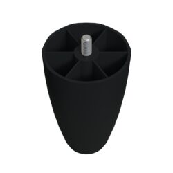 8 Cm 3/8 Kalın Diş (siyah) Plastik Mobilya Yükseltici Koltuk Kanepe Armut Ayağı Ayakları-4.jpg