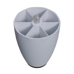 10 Cm 3/8 Kalın Diş (beyaz) Plastik Mobilya Yükseltici Koltuk Kanepe Armut (tombul) Ayağı Ayakları-4.jpg