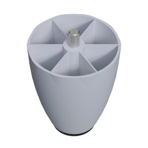 10 Cm 3/8 Kalın Diş (beyaz) Plastik Mobilya Yükseltici Koltuk Kanepe Armut (tombul) Ayağı Ayakları-4.jpg