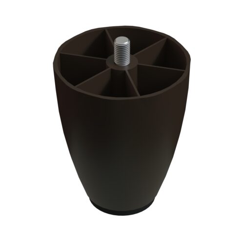 10 Cm 3/8 Kalın Diş (ceviz) Plastik Mobilya Yükseltici Koltuk Kanepe Armut (tombul) Ayağı Ayakları-1.jpg
