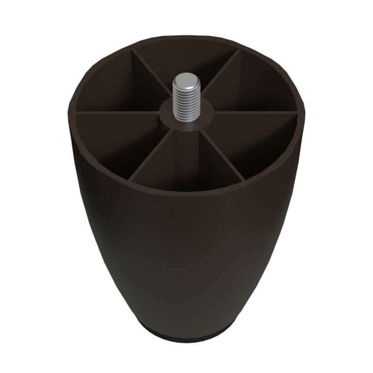 10 Cm 3/8 Kalın Diş (ceviz) Plastik Mobilya Yükseltici Koltuk Kanepe Armut (tombul) Ayağı Ayakları-4.jpg