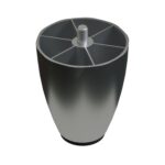 10 Cm M8 İnce Diş (krom) Plastik Mobilya Yükseltici Koltuk Kanepe Armut (tombul) Ayağı Ayakları-1.jpg