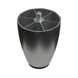 10 Cm M8 İnce Diş (krom) Plastik Mobilya Yükseltici Koltuk Kanepe Armut (tombul) Ayağı Ayakları-1.jpg