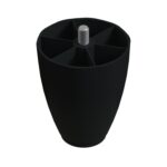 10 Cm 3/8 Kalın Diş (siyah) Plastik Mobilya Yükseltici Koltuk Kanepe Armut (tombul) Ayağı Ayakları-1.jpg