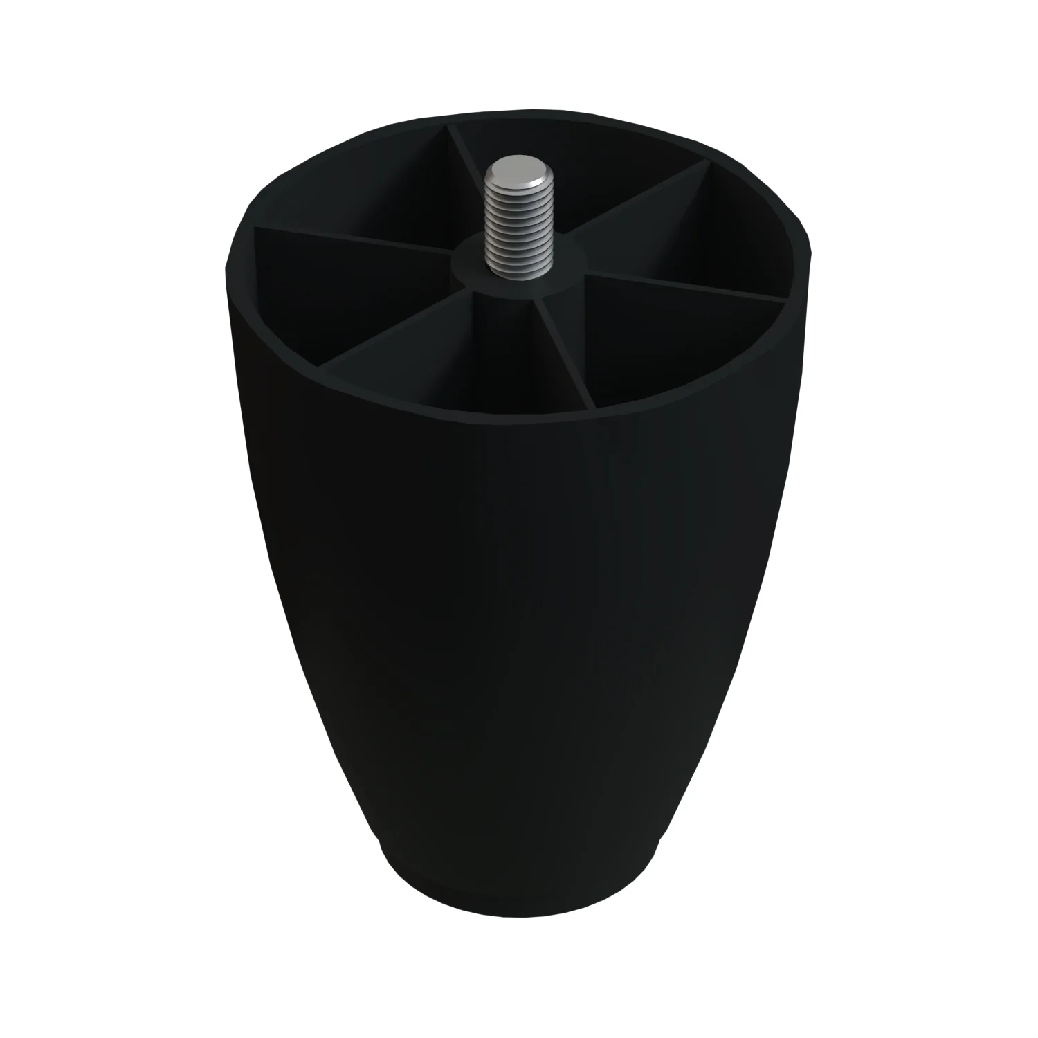 10 Cm 3/8 Kalın Diş (siyah) Plastik Mobilya Yükseltici Koltuk Kanepe Armut (tombul) Ayağı Ayakları-1.jpg